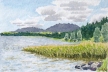 Styrsjön, akvarell 18x12cm