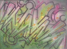 Vändpunkter - 39x29cm - akvarell,